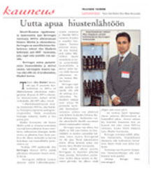 Pinni-lehdessä koko sivun juttu 2006